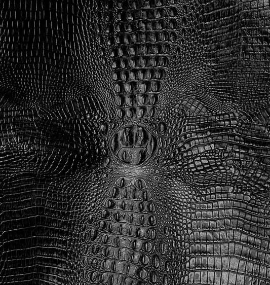 Embossed Crocodile Leather Collection