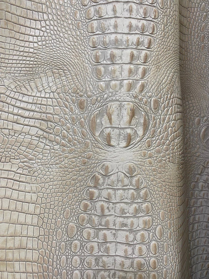 Embossed Crocodile Leather Collection