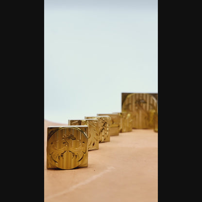 Custom Brass Plate Stamp